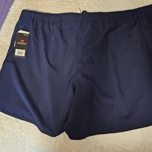 New Balance Navy Blue Polyester Active Shorts Women's Plus Size 2XL NWT - Picture 6 of 9